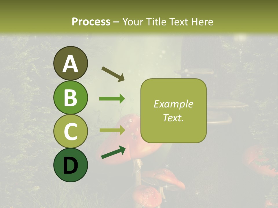 Ciemny Ilustracja Lato PowerPoint Template