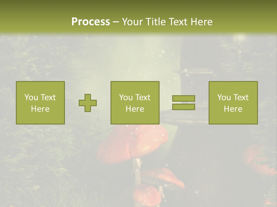 Ciemny Ilustracja Lato PowerPoint Template
