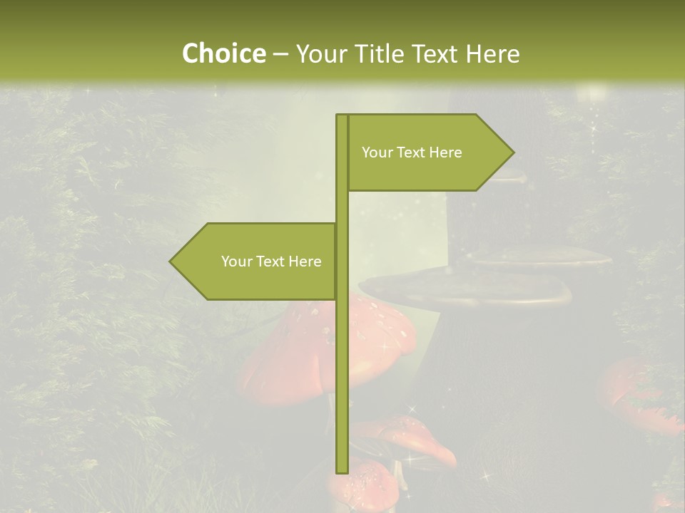 Ciemny Ilustracja Lato PowerPoint Template