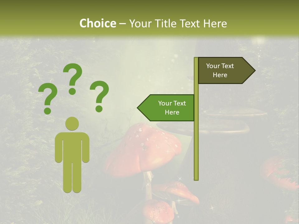 Ciemny Ilustracja Lato PowerPoint Template