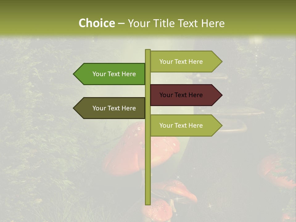 Ciemny Ilustracja Lato PowerPoint Template