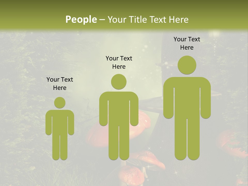 Ciemny Ilustracja Lato PowerPoint Template