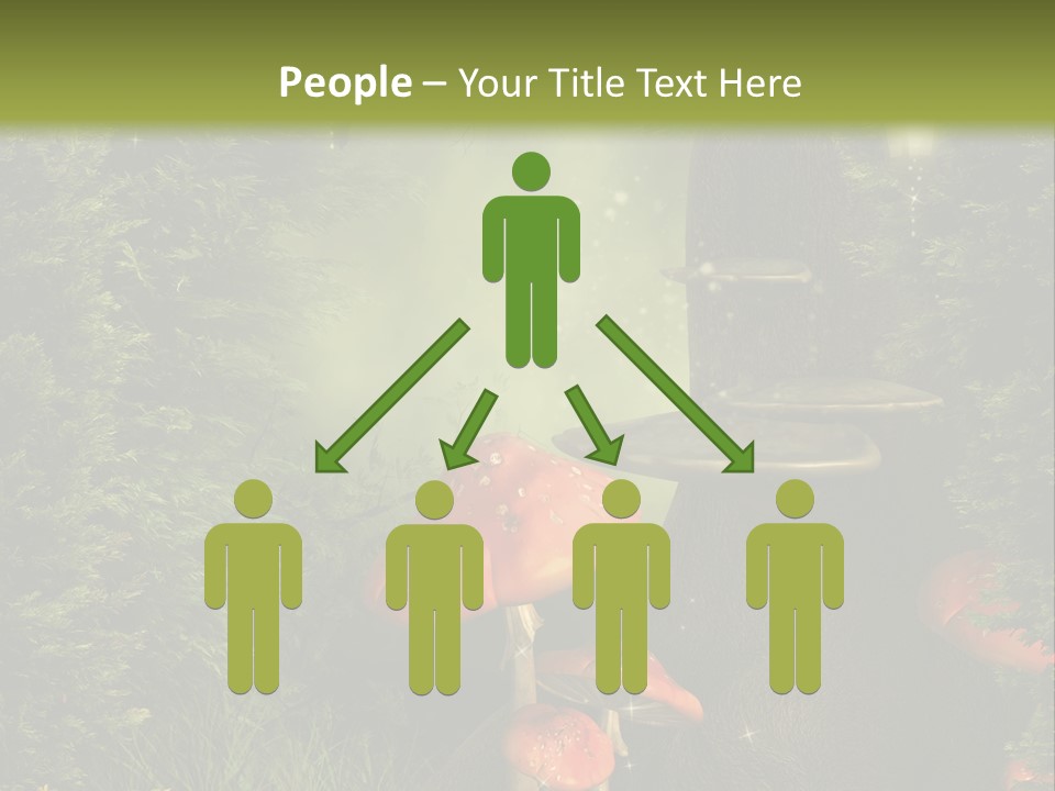 Ciemny Ilustracja Lato PowerPoint Template