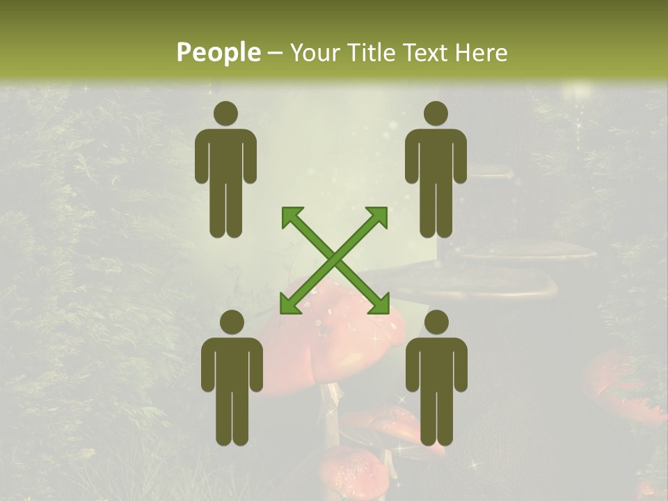 Ciemny Ilustracja Lato PowerPoint Template