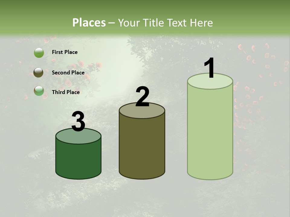 Kwiat Ciemny Drewniany PowerPoint Template