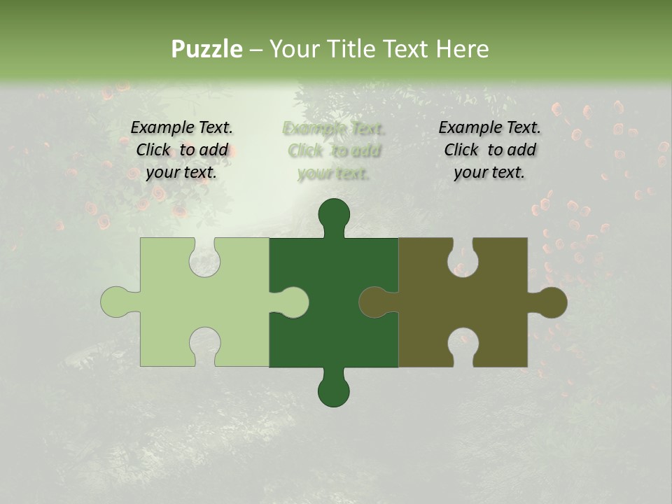 Kwiat Ciemny Drewniany PowerPoint Template