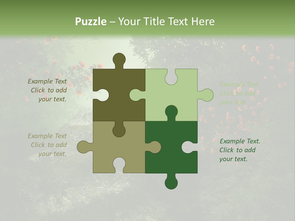 Kwiat Ciemny Drewniany PowerPoint Template