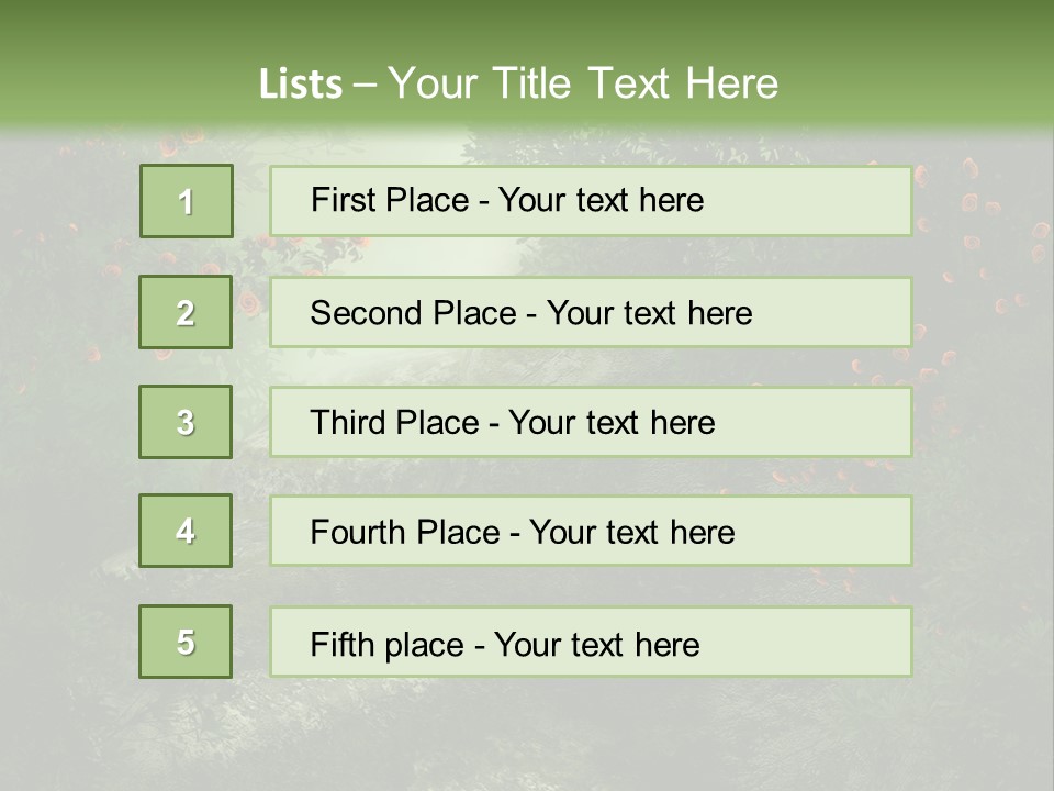 Kwiat Ciemny Drewniany PowerPoint Template