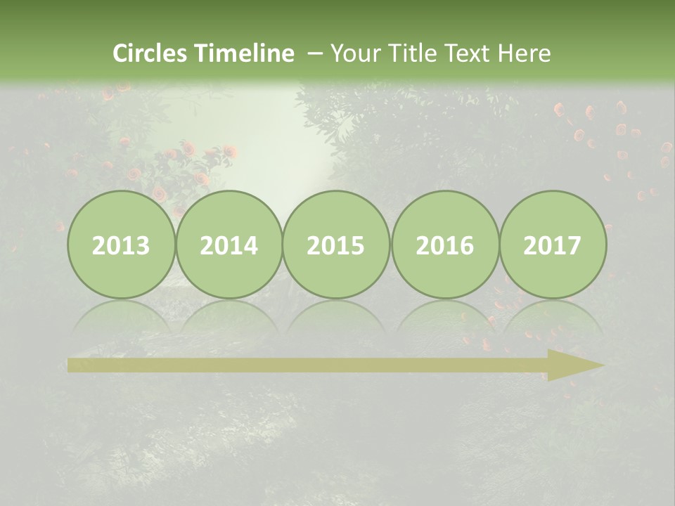 Kwiat Ciemny Drewniany PowerPoint Template