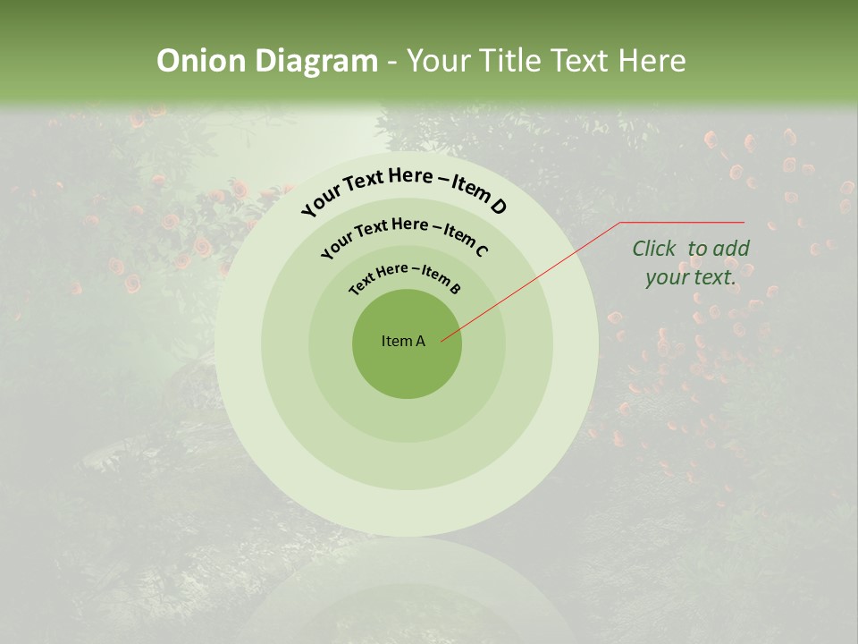 Kwiat Ciemny Drewniany PowerPoint Template