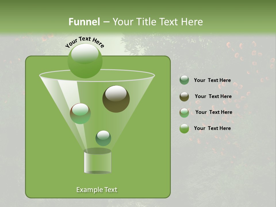 Kwiat Ciemny Drewniany PowerPoint Template