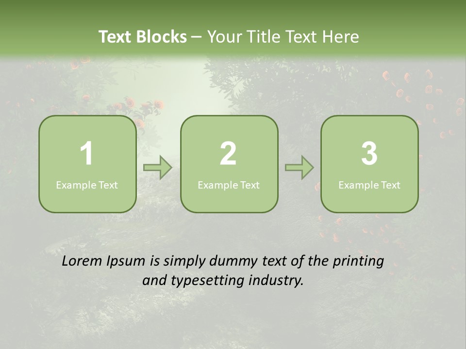 Kwiat Ciemny Drewniany PowerPoint Template