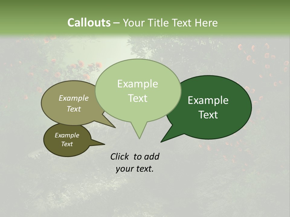 Kwiat Ciemny Drewniany PowerPoint Template