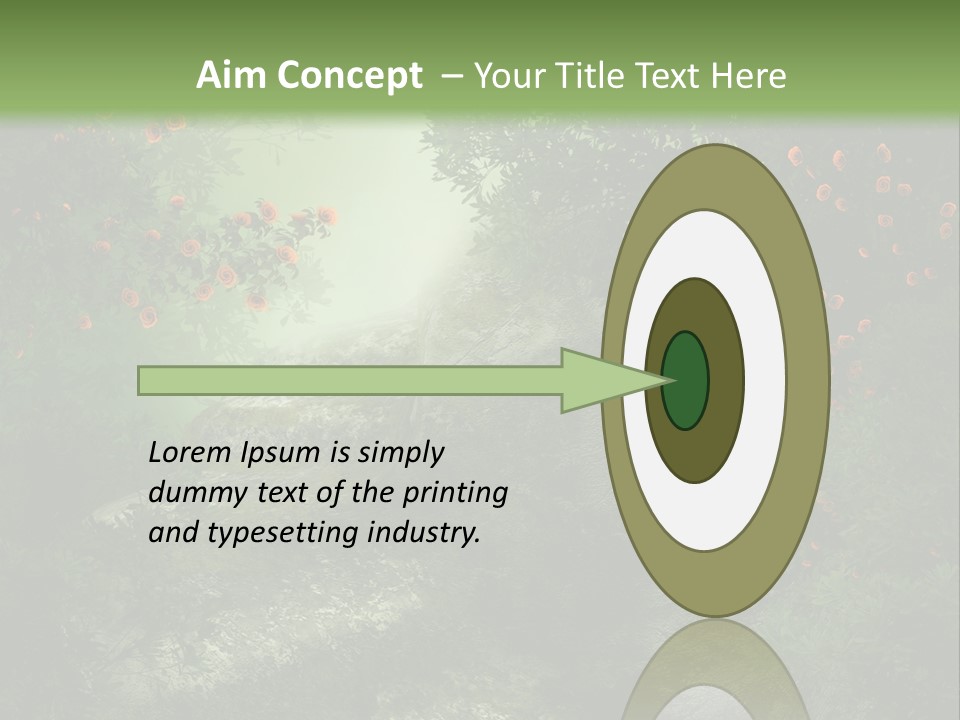 Kwiat Ciemny Drewniany PowerPoint Template