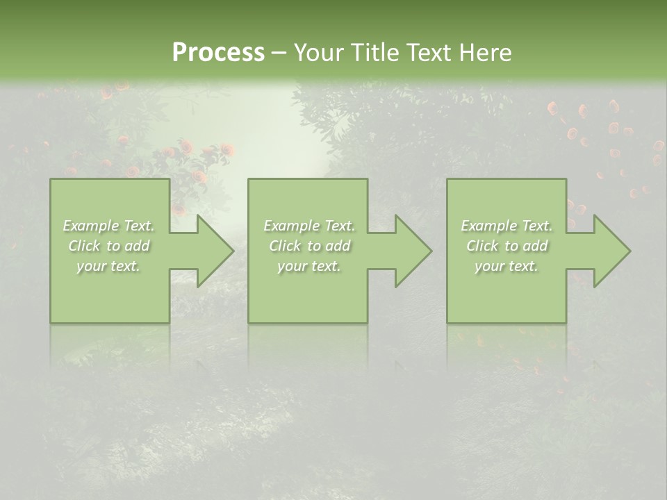 Kwiat Ciemny Drewniany PowerPoint Template