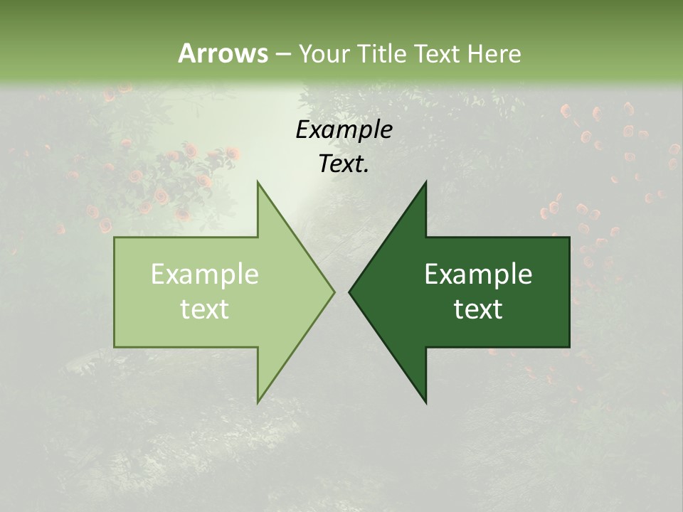 Kwiat Ciemny Drewniany PowerPoint Template