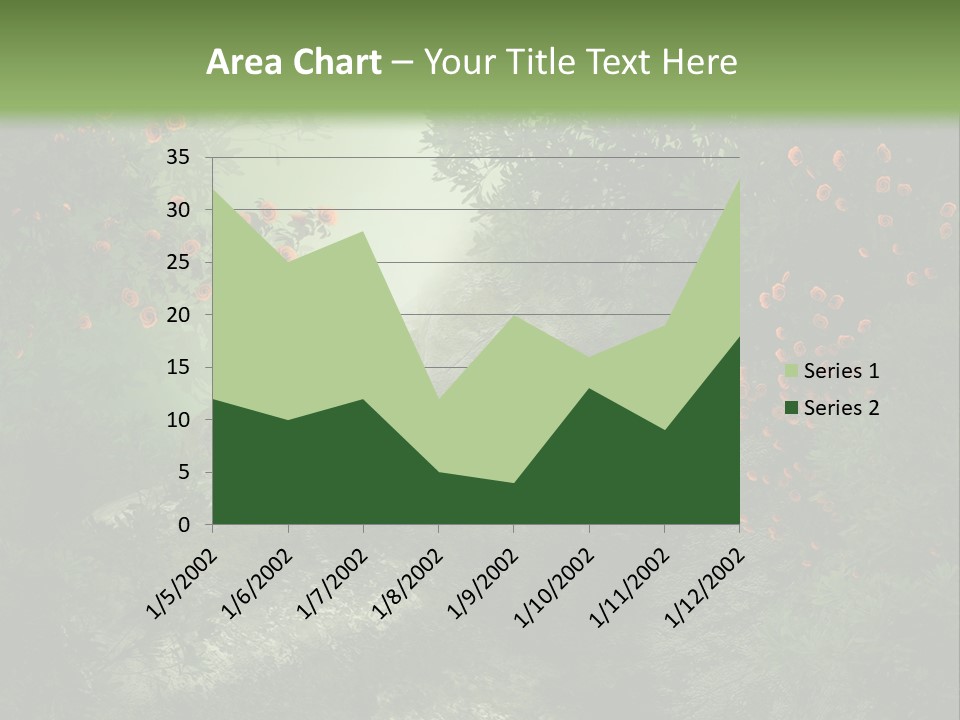 Kwiat Ciemny Drewniany PowerPoint Template