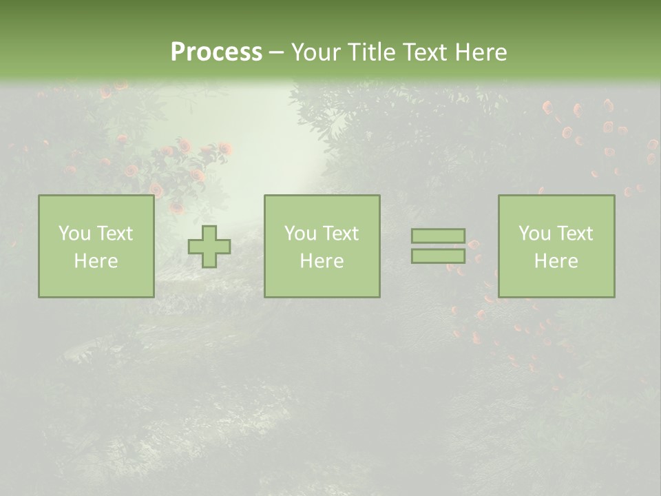 Kwiat Ciemny Drewniany PowerPoint Template