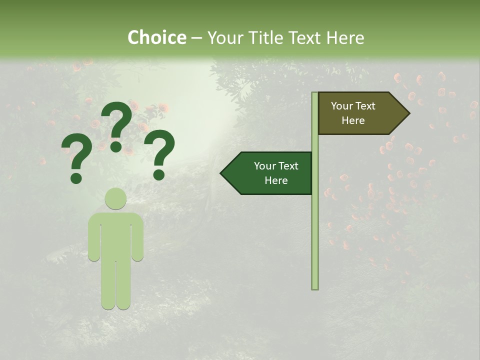 Kwiat Ciemny Drewniany PowerPoint Template