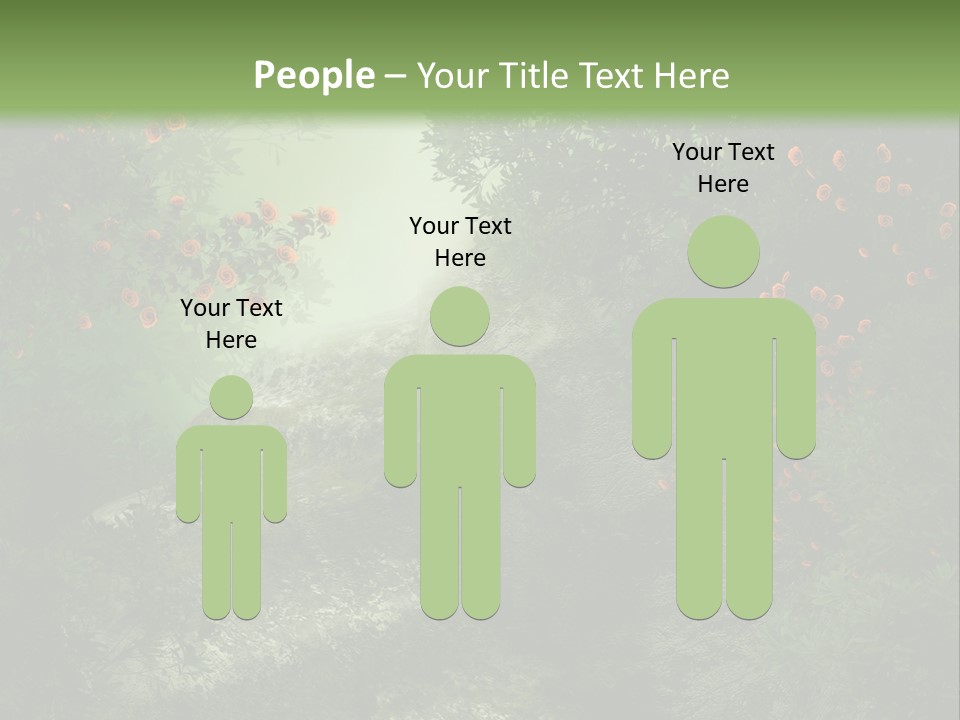 Kwiat Ciemny Drewniany PowerPoint Template