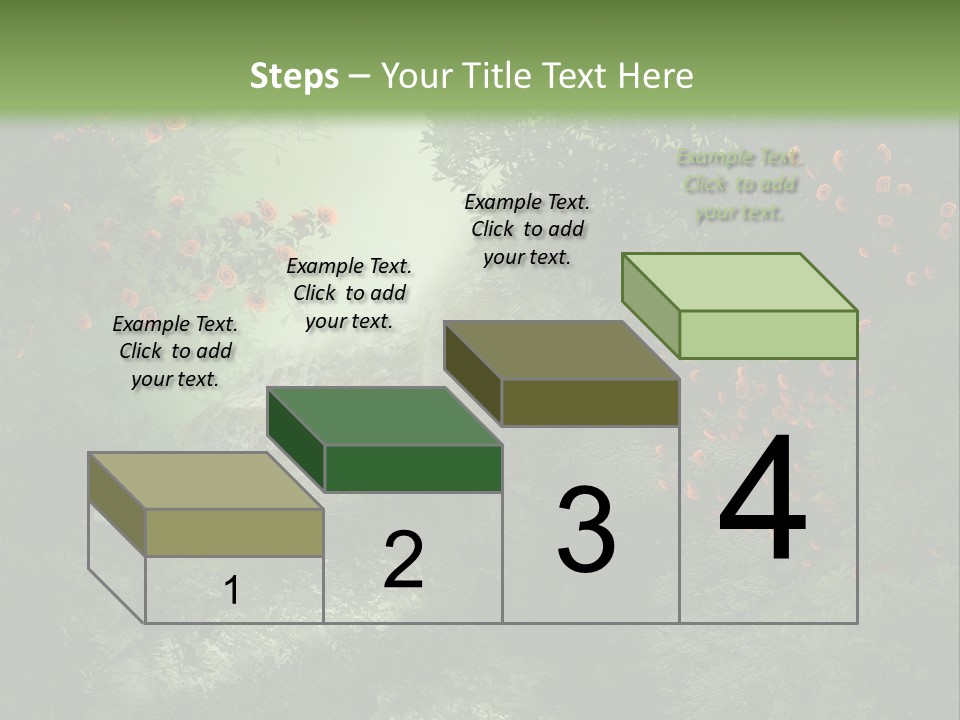 Kwiat Ciemny Drewniany PowerPoint Template