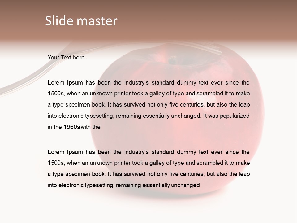 Eat Healthy Fit PowerPoint Template