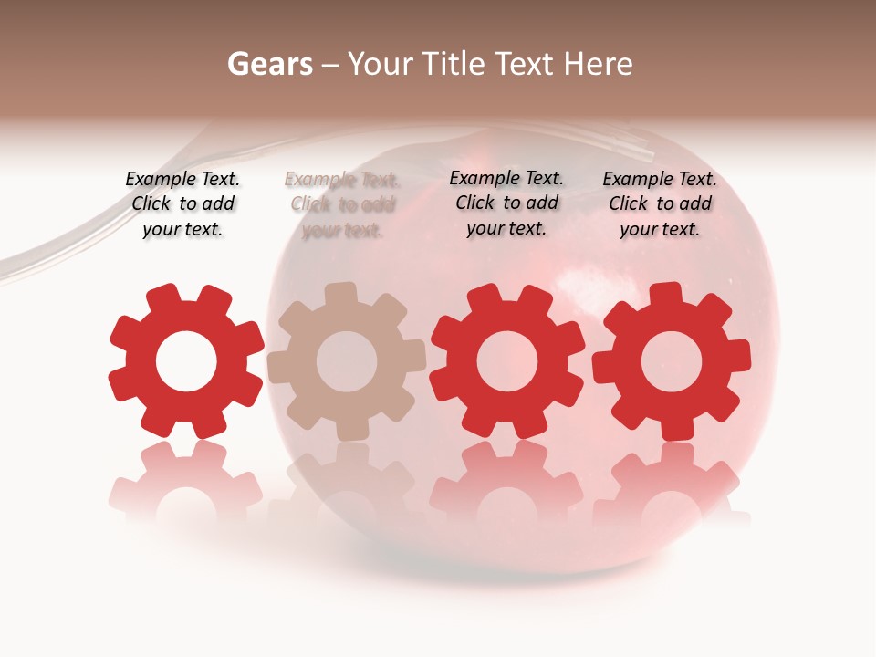 Eat Healthy Fit PowerPoint Template