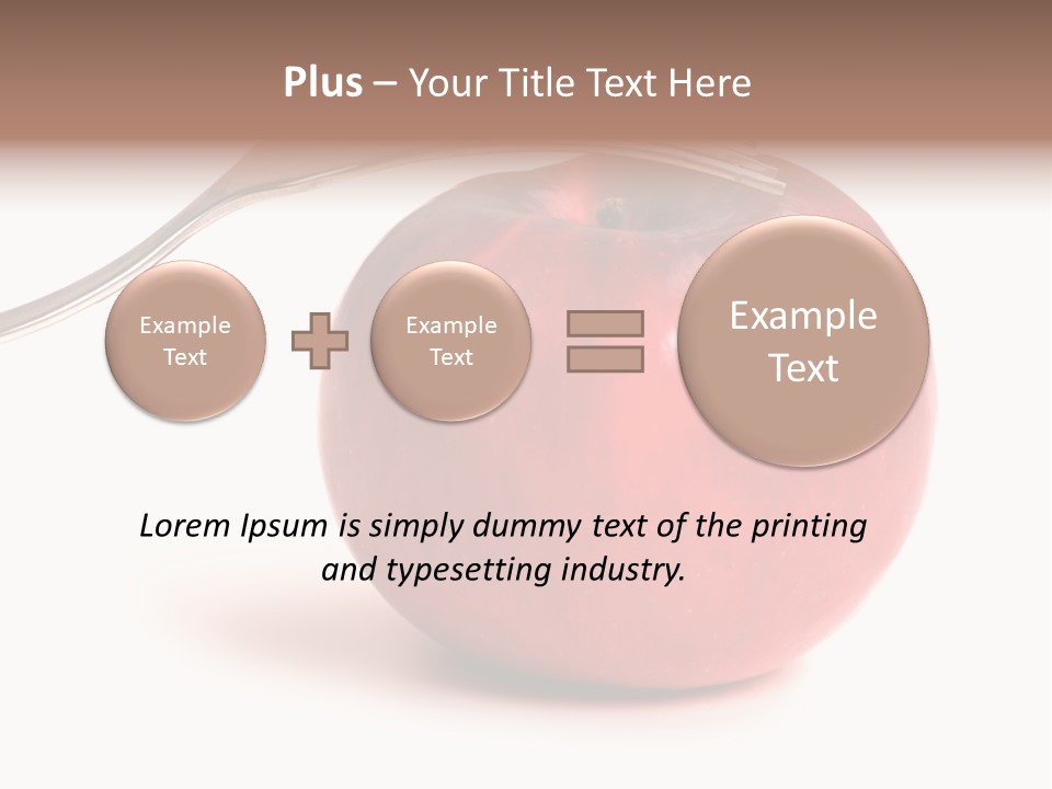 Eat Healthy Fit PowerPoint Template