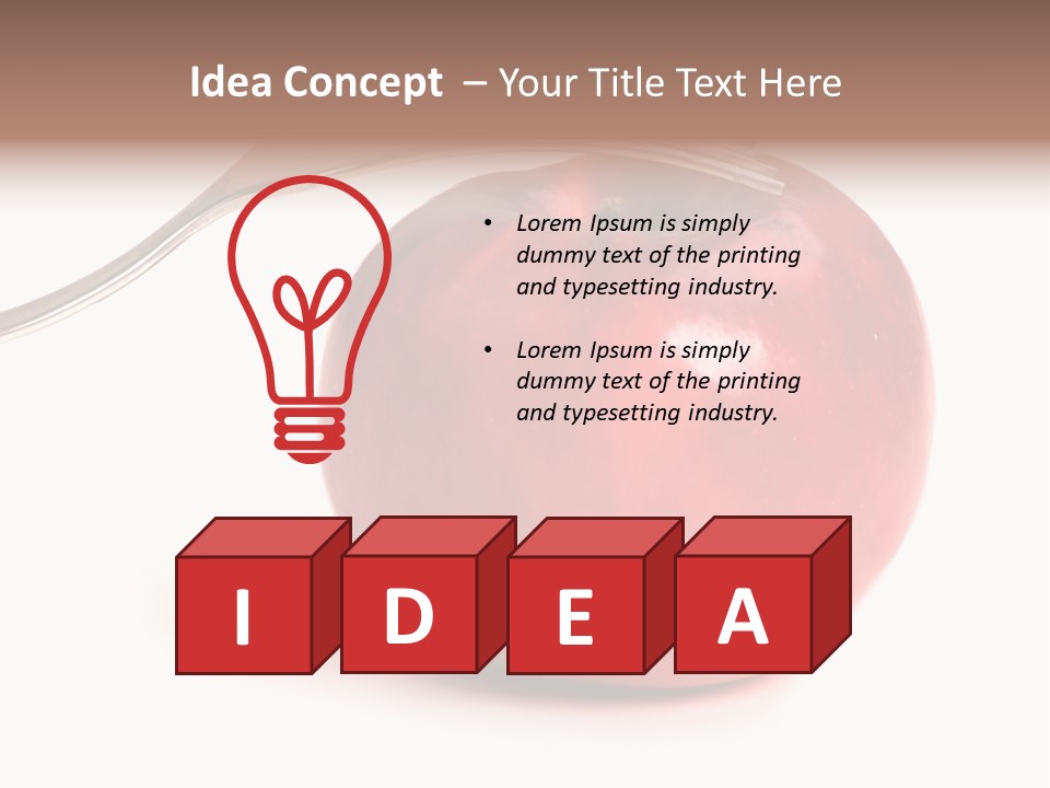 Eat Healthy Fit PowerPoint Template