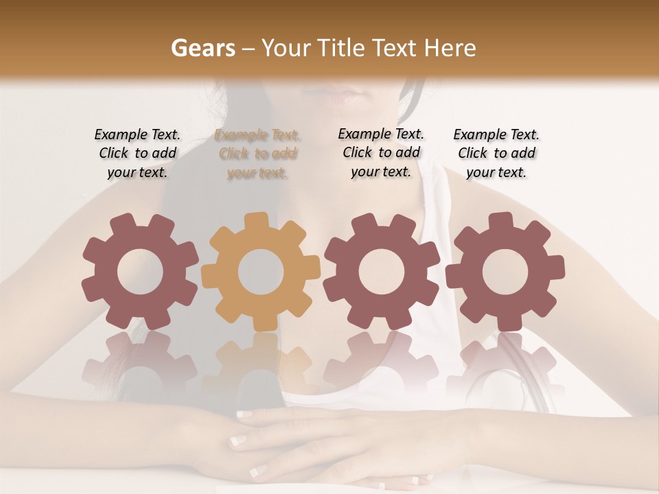 Knife Table Weightcare PowerPoint Template