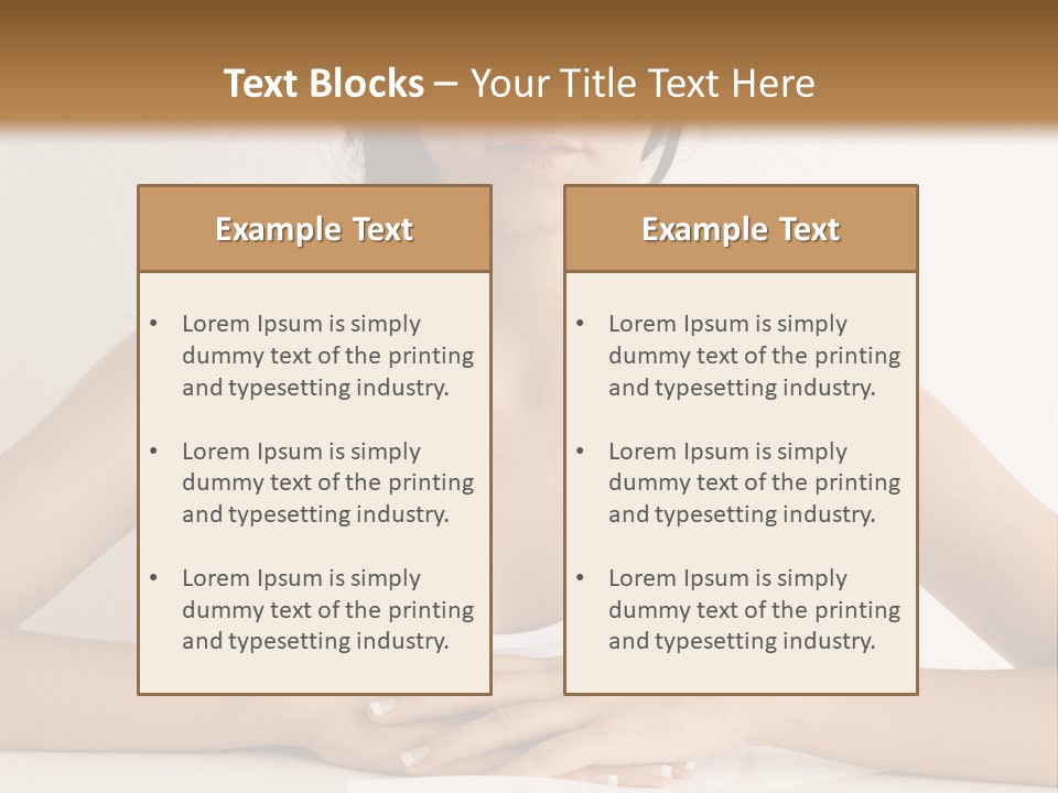 Knife Table Weightcare PowerPoint Template