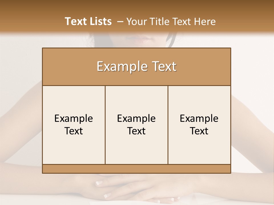 Knife Table Weightcare PowerPoint Template