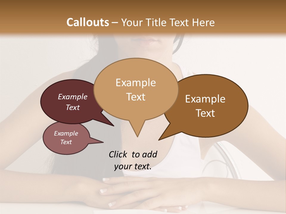 Knife Table Weightcare PowerPoint Template