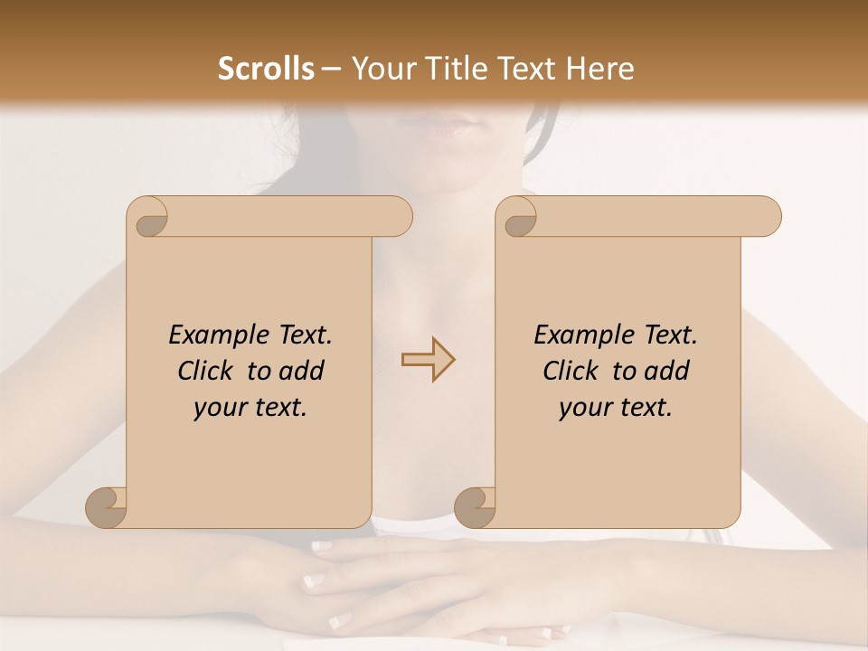 Knife Table Weightcare PowerPoint Template