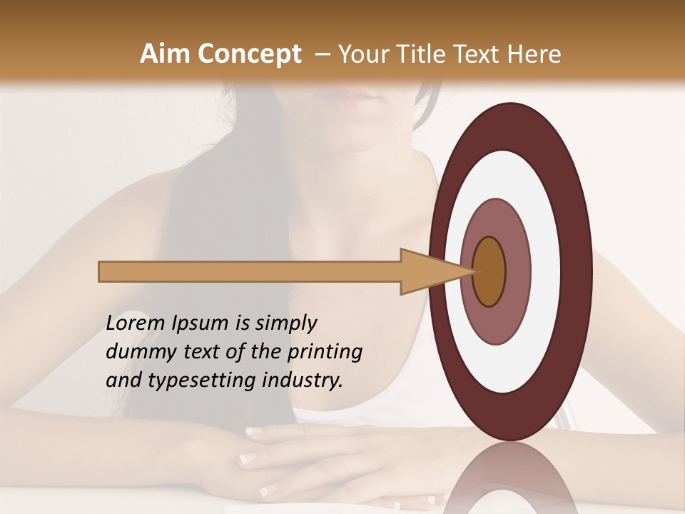 Knife Table Weightcare PowerPoint Template