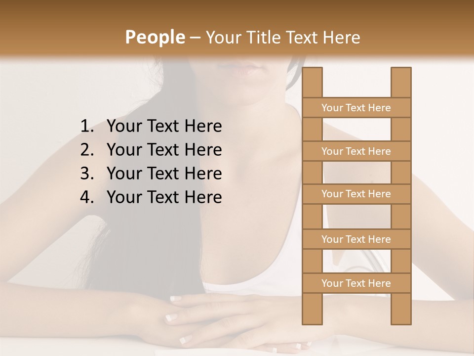 Knife Table Weightcare PowerPoint Template