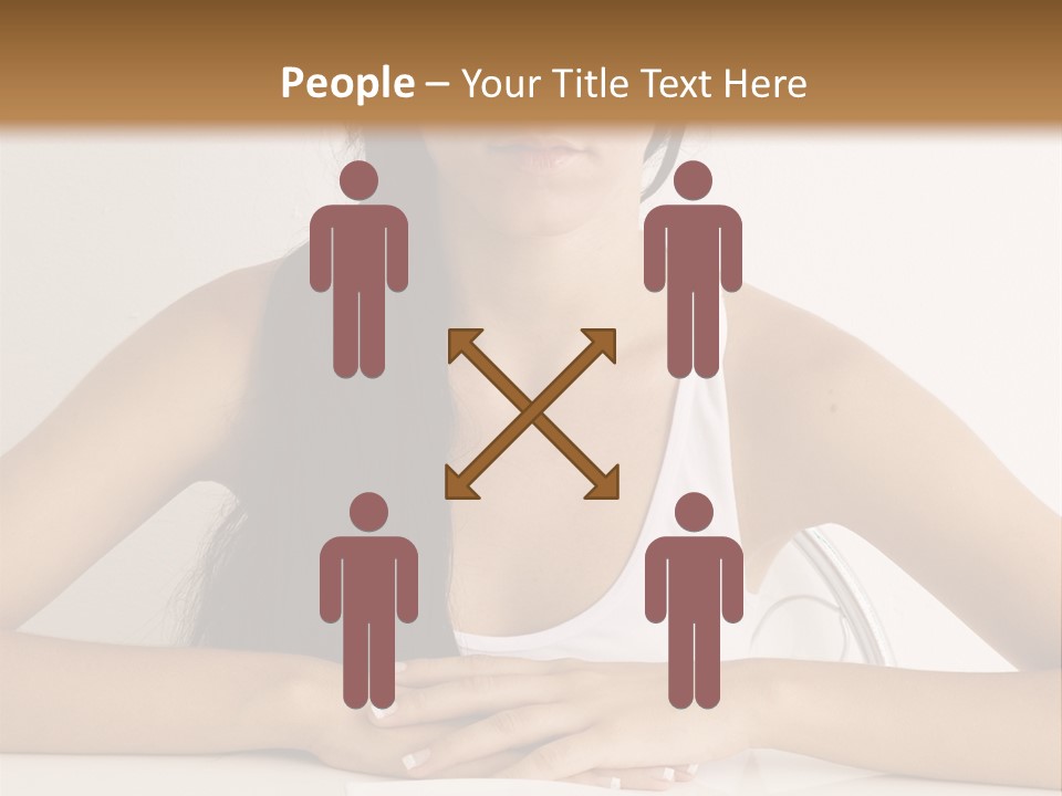 Knife Table Weightcare PowerPoint Template