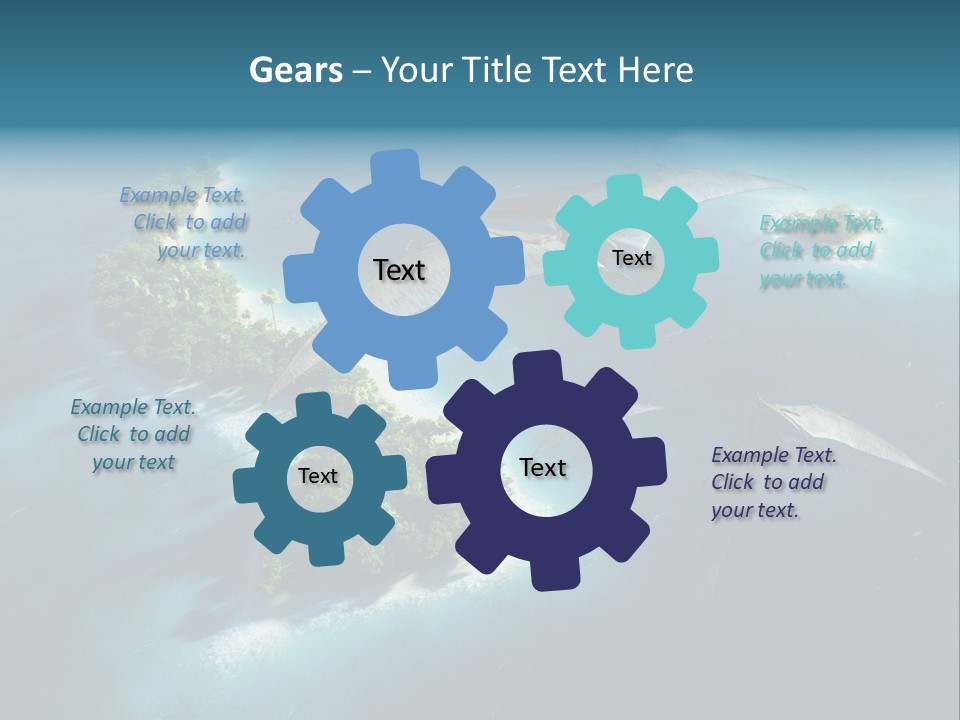 Ocean Natural Park Beauty In Nature PowerPoint Template