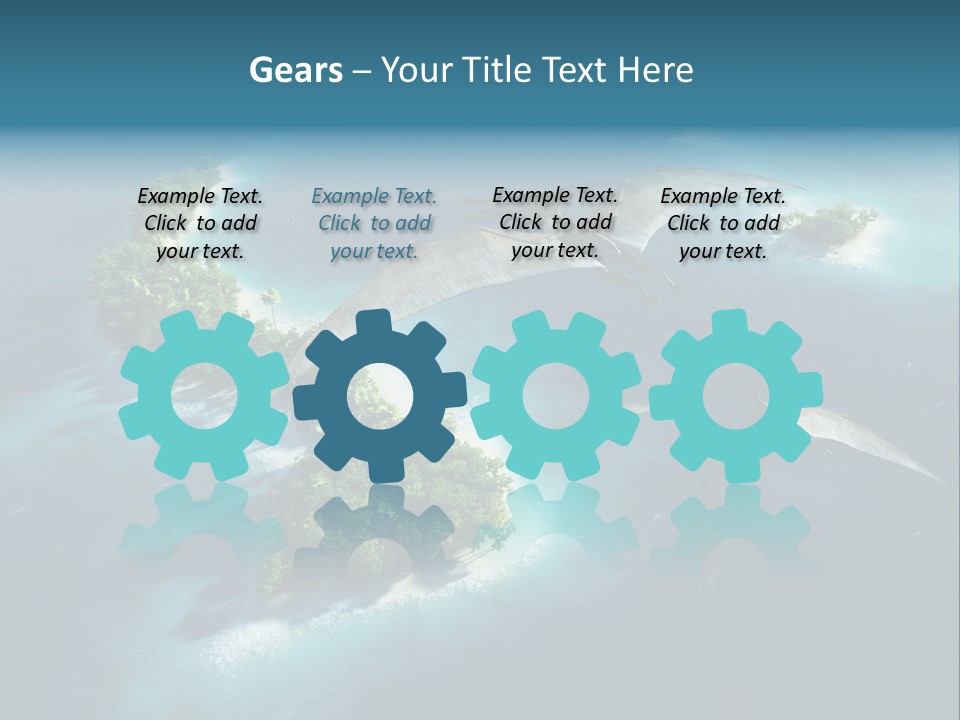 Ocean Natural Park Beauty In Nature PowerPoint Template