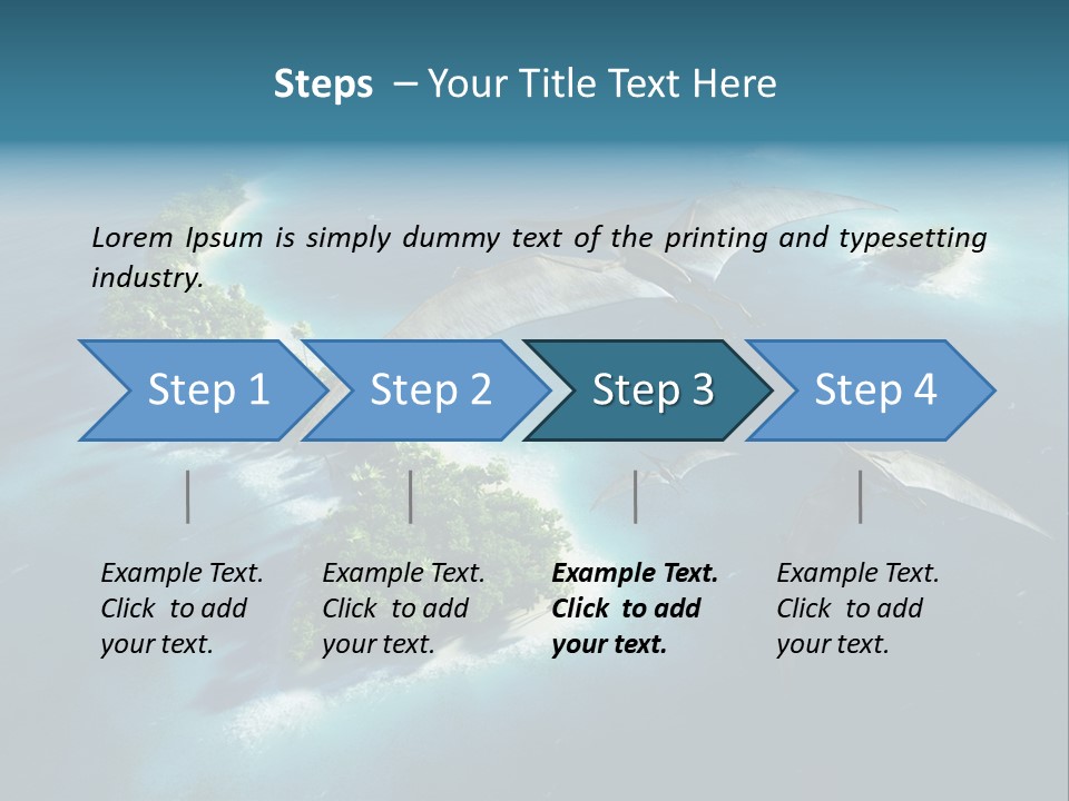 Ocean Natural Park Beauty In Nature PowerPoint Template