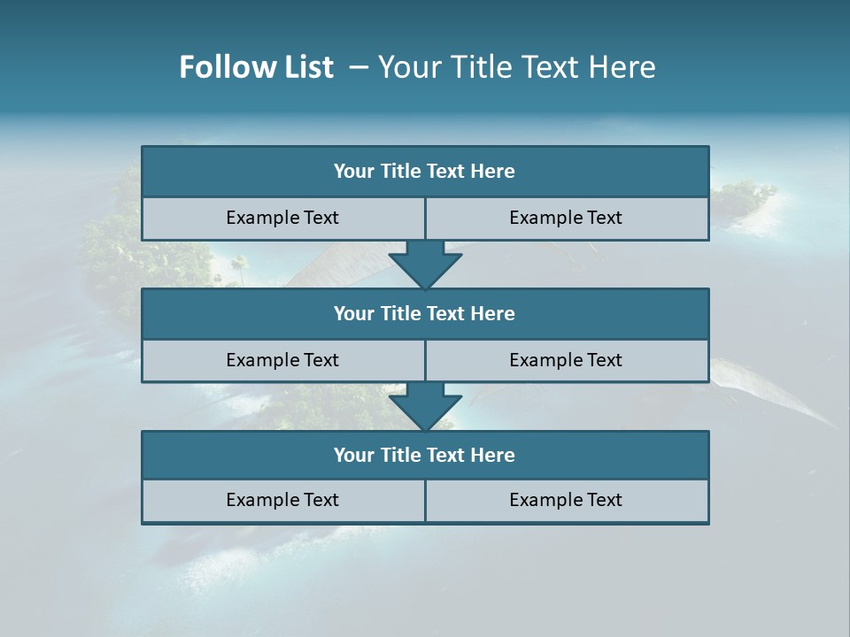 Ocean Natural Park Beauty In Nature PowerPoint Template