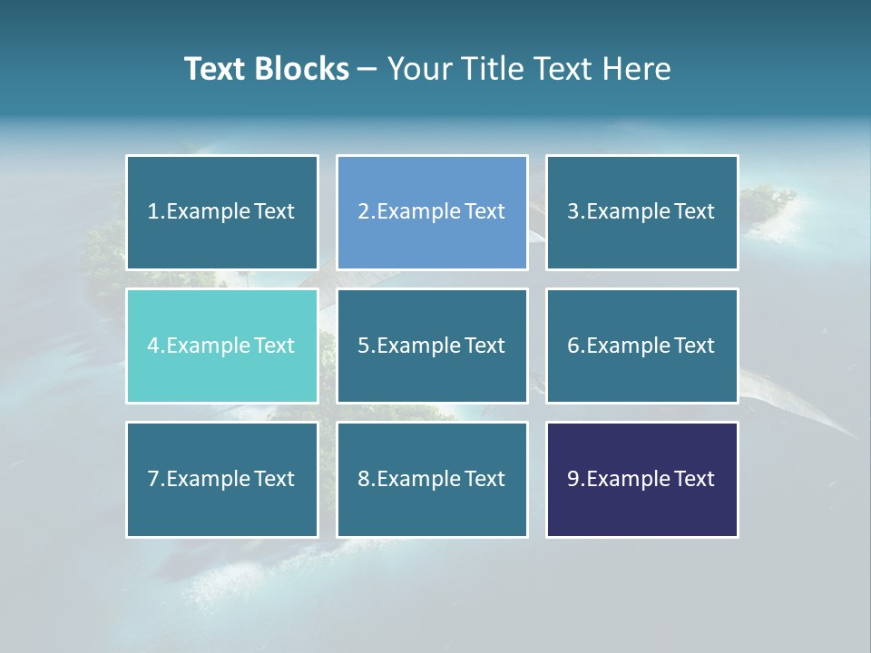 Ocean Natural Park Beauty In Nature PowerPoint Template