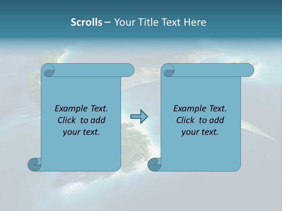 Ocean Natural Park Beauty In Nature PowerPoint Template