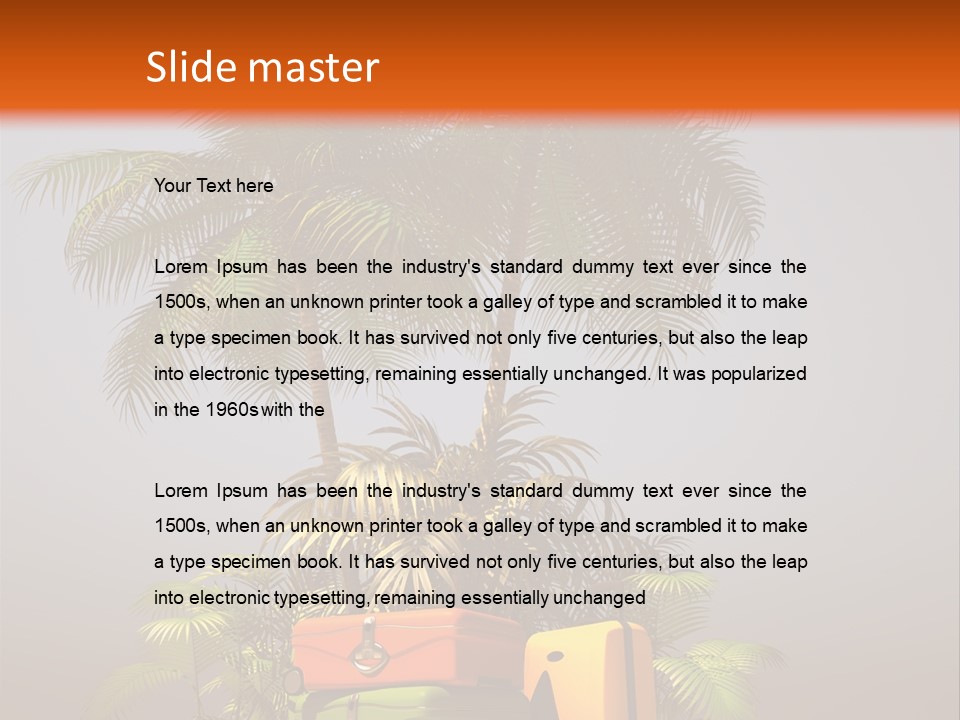 Paleo Wave Nature PowerPoint Template