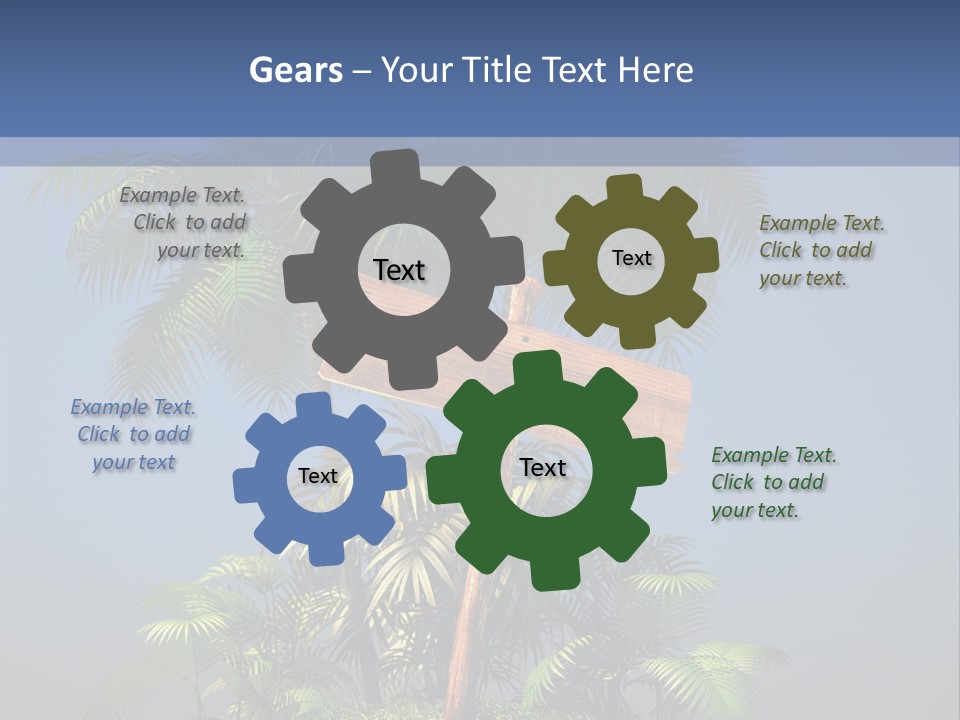 Tree Flying Dinosaur Prehistoric PowerPoint Template