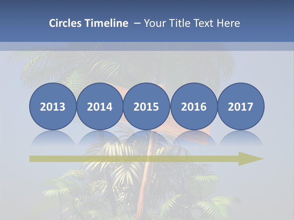 Tree Flying Dinosaur Prehistoric PowerPoint Template