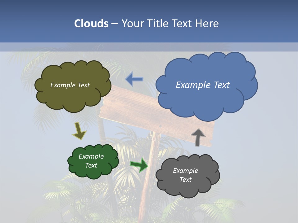 Tree Flying Dinosaur Prehistoric PowerPoint Template