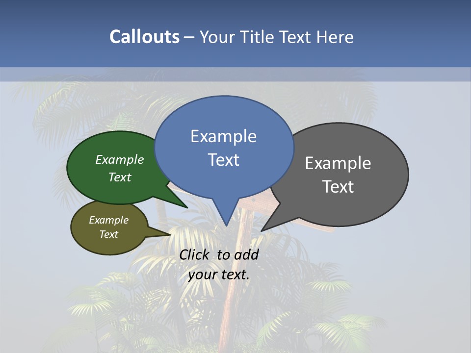 Tree Flying Dinosaur Prehistoric PowerPoint Template