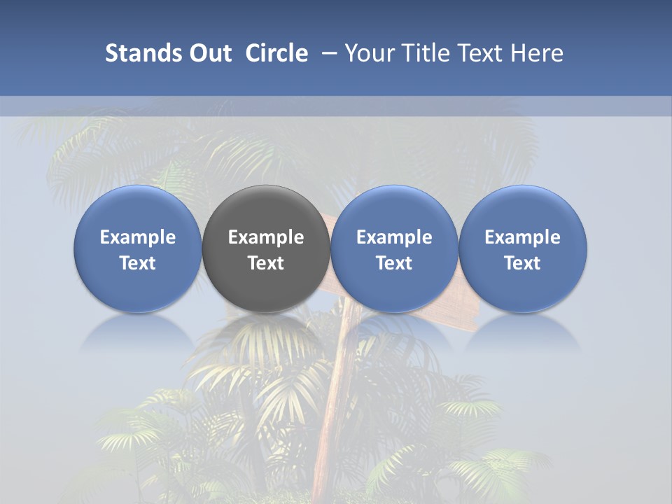 Tree Flying Dinosaur Prehistoric PowerPoint Template