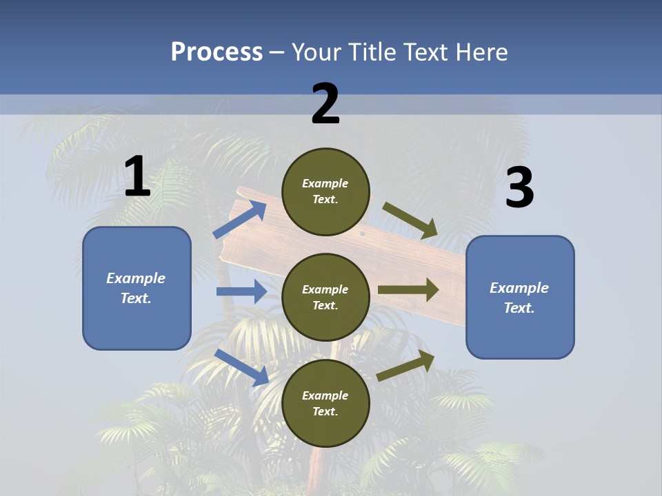 Tree Flying Dinosaur Prehistoric PowerPoint Template